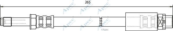 APEC BRAKING Тормозной шланг HOS3566